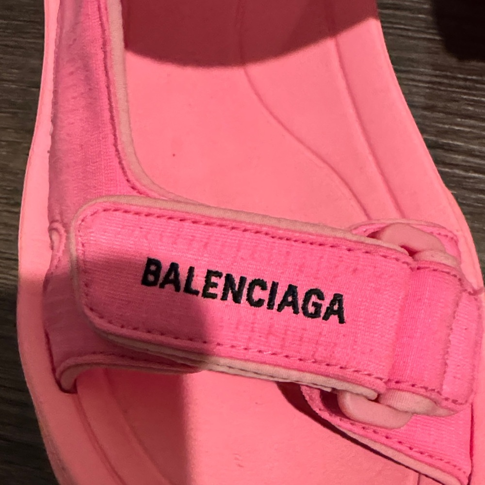 Balenciaga Bright Pink Women's Sandals - Picture 2 of 14